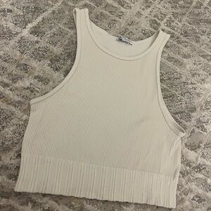Zara Cropped Tank Top